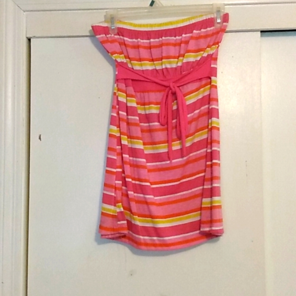 Pink halter top